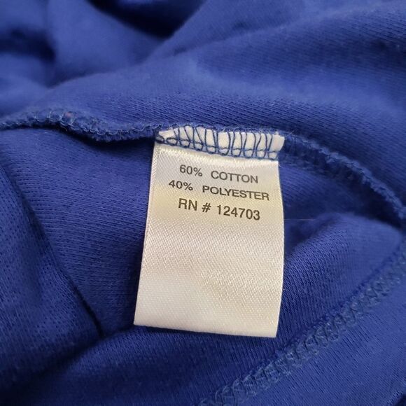 Rebecca Malone Women's L/XL Blue & Silver Beaded Blouse - Picture 10 of 11